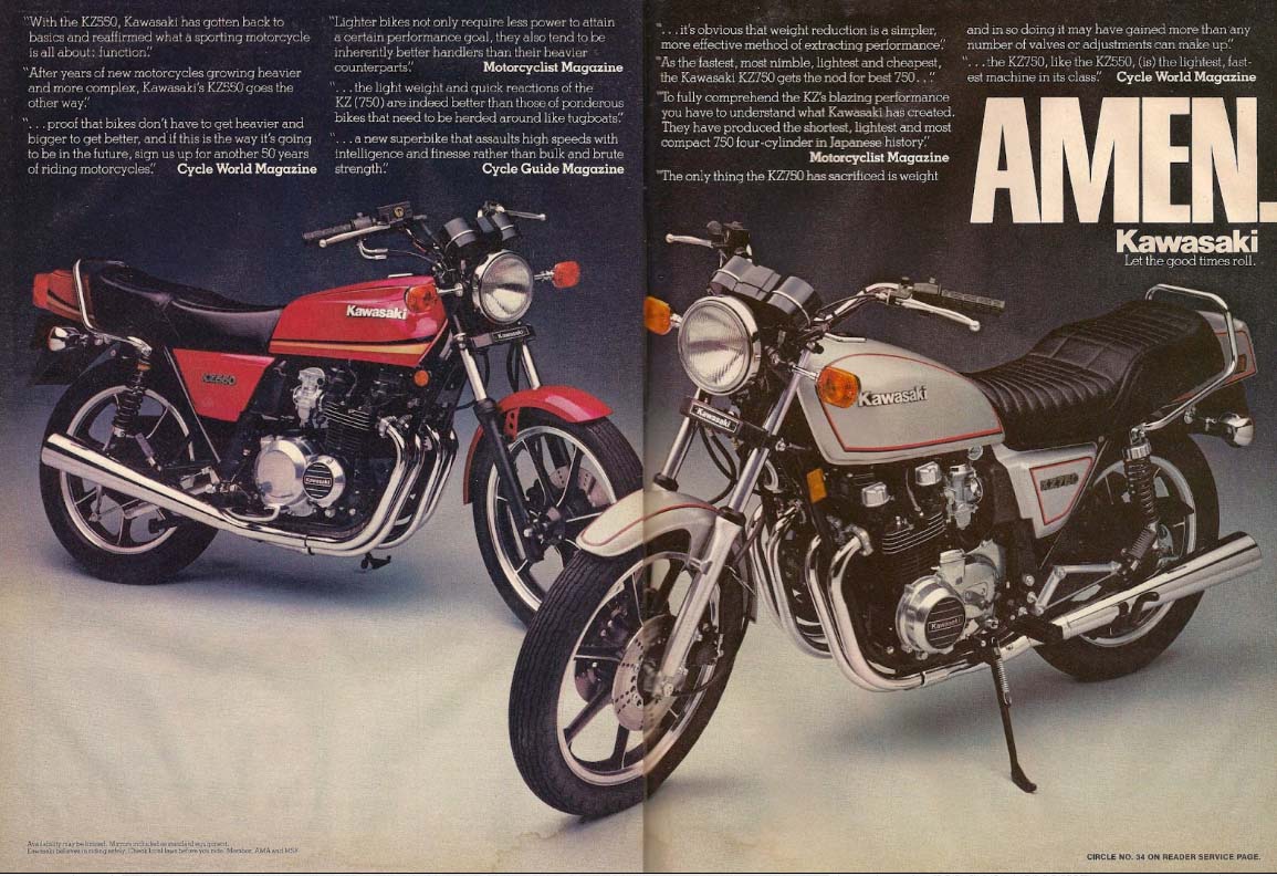 1981 Kawasaki Z 550F